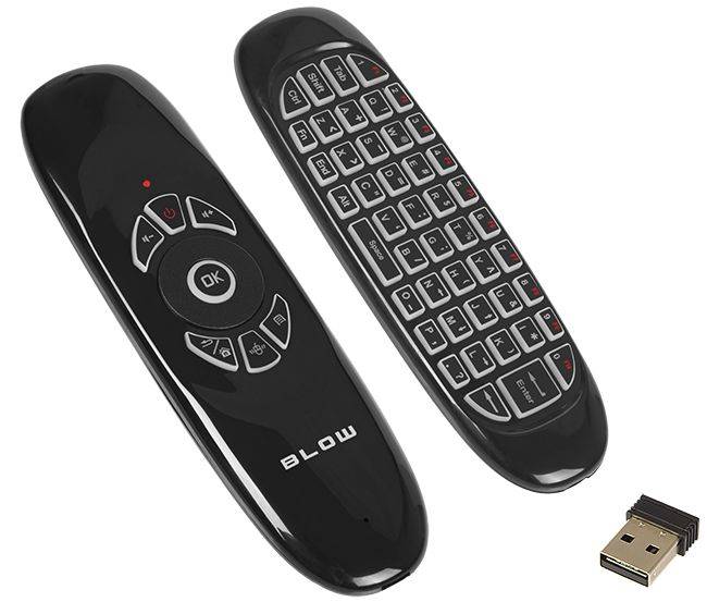 Klawiatura Bezprzewodowa SmartTV 2,4Ghz pilot