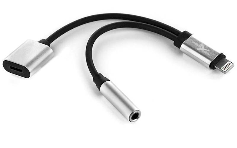 Redukcja iPhone Lightning USB "C"+ Jack 3,5 mm prz