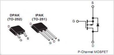 IRFR9024 N UMW smd tranzystor
