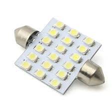 Żarówka LED  12V paluszek 42mm 24-led
