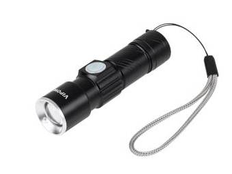 Latarka  LED z Aku. 3W Cree XM-L T6 ład. usb