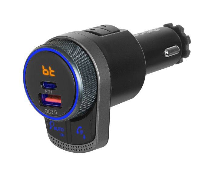 Transmiter FM Bluetooth USB + ład 486