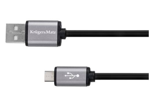Kabel USB A   micro usb  1,0m Kruger&Matz