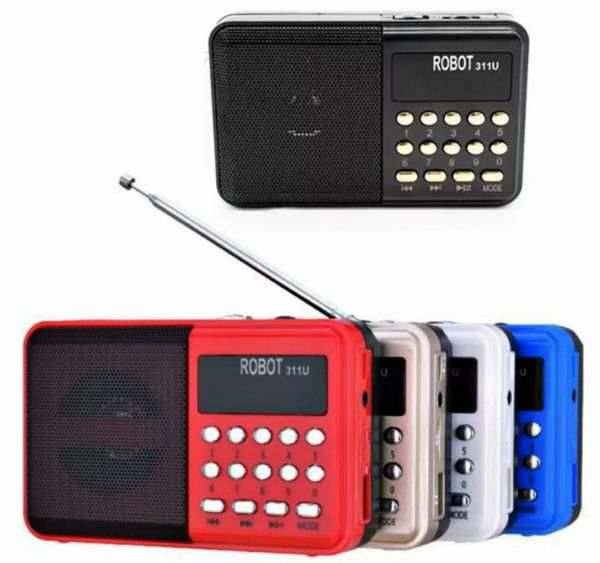 Radio  przenośne FM 311U usb, sd, aku