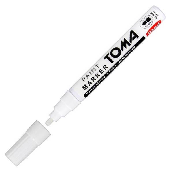 Marker Olejny 2,5mm Biały Toma