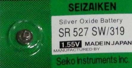 Bateria  AG 0 SR527 srebrowa 319