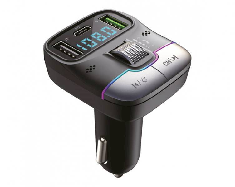 Transmiter FM Bluetooth USB + ład QC LTC