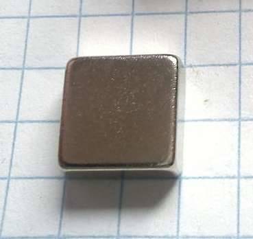 Magnes neodym. kwadrat 10x10x4  N38