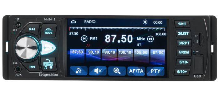 Radioodtw. Sam. Kruger&Matz KM2012 4" BT,USB,SD