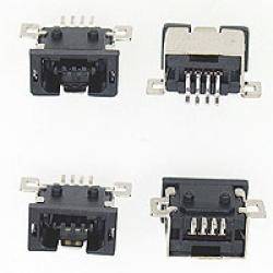 Gniazdo USB małe 4p smd mont. (prostokąt)