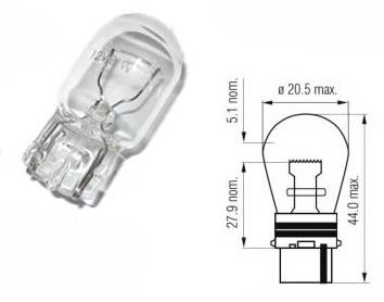 Żarówka  12V sam. T20 21W