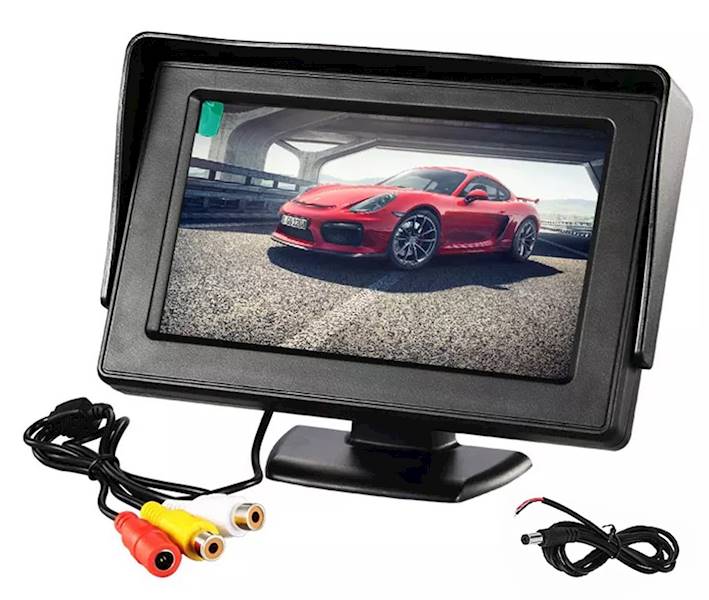 Monitor LCD  4,3"   2xRCA + DC