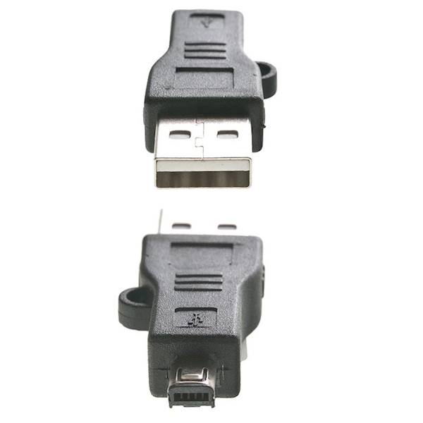 Redukcja USB A-gn / mini 4p-wt (nietyp)