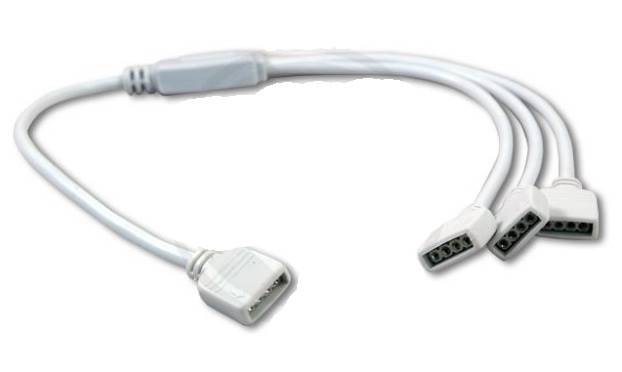 Rozgałęźnik do taśm RGB gniazdo 4pin na 3 gniazda