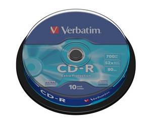 PŁYTA CD-R  700MB Verbatim 10szt/opk