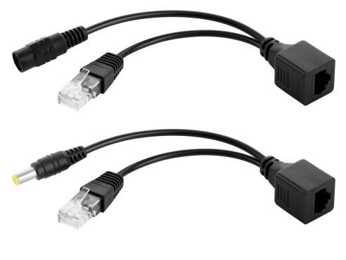 Adapter PoE - zasilanie LAN po skrętce kpl