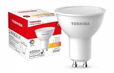 Żarówka LED 230V GU10  5,5W ciepła Toshiba