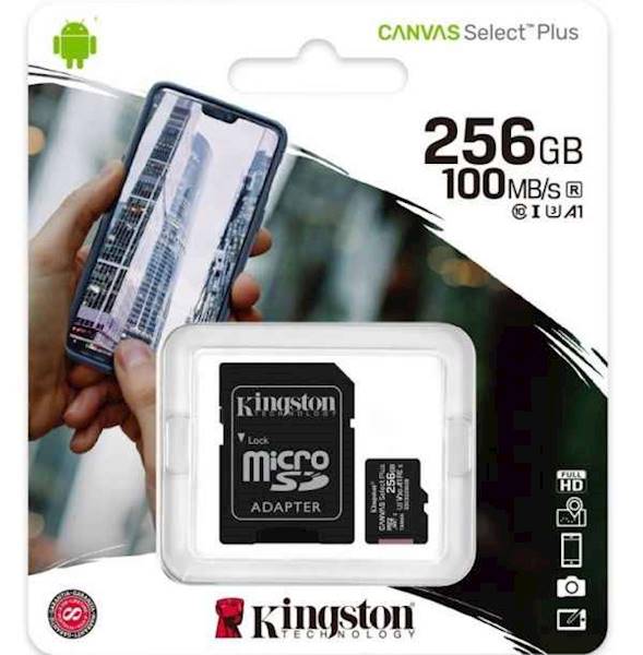 Karta Pamięci 256GB microSDXC+ red Kingston C10U
