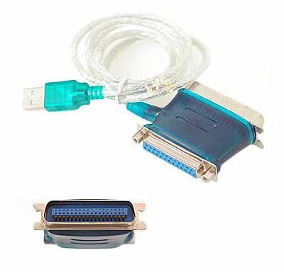 Adaptor  USB / LPT  DB25 + Centronics