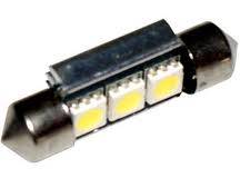 Żarówka LED 12V paluszek 36mm 3xSMD Canbus