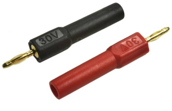 Redukcja wtyk bananowy 2mm/ gniazdo 4mm