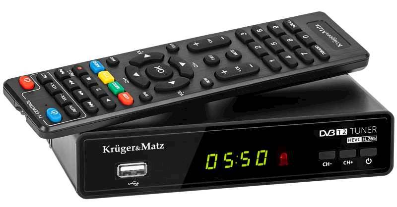 Dekoder DVB-T HD Kruger&Matz KM0550 HEVC