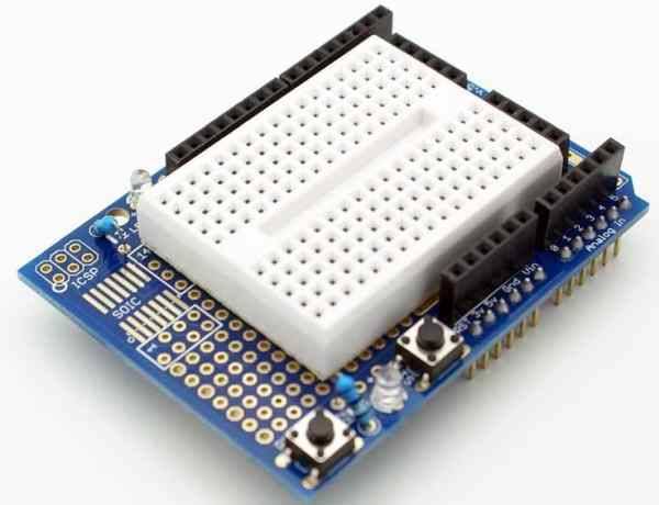 Moduł Arduino ProtoShield + płytka 170 pól