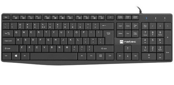 Klawiatura USB Natec NKL-1950 Nautilus US slim