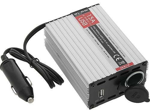 Reduktor Napięcia 15A 24/12V + USB Blow