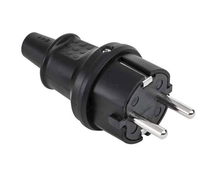 Wtyk Sieciowy 250V 16A IP44 hermetyczny gum.