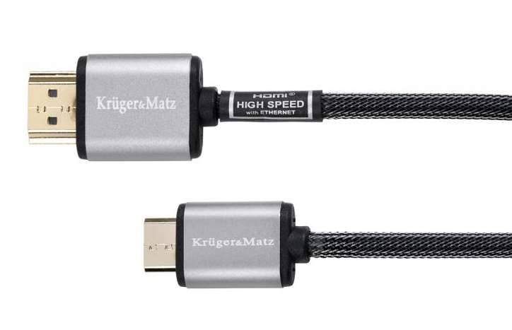 Kabel HDMI wt/wt-mini  1,8m  Kruger&Matz