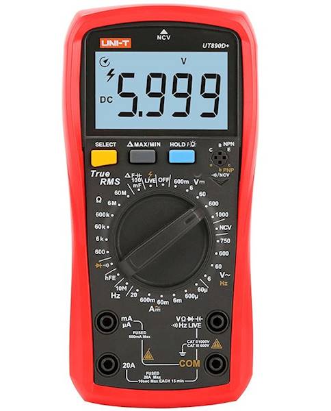 Miernik cyfrowy UT890D+ NCV Uni-T uniwersalny