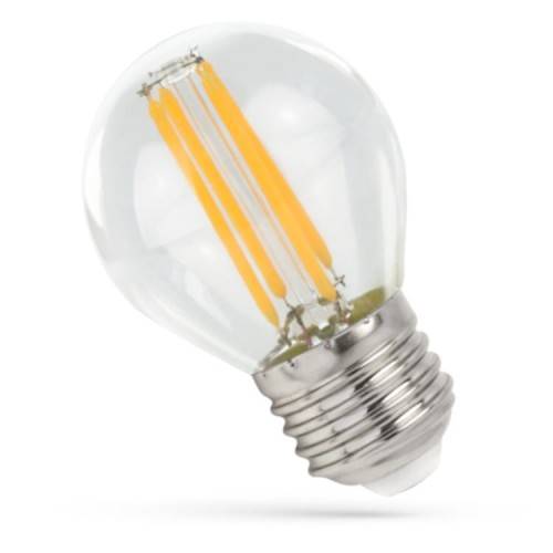 Żarówka LED 230V E27  6W Spectrum Filament kulka