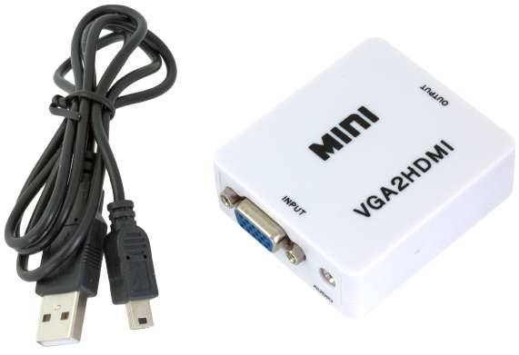 Konwerter obrazu i dźwięku z VGA do HDMI HD36