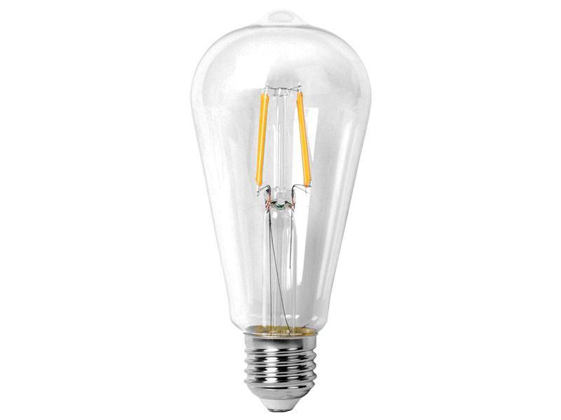Żarówka LED 230V E27  8W LTC Filament ciepła ST64