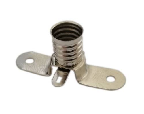 Oprawka żarówki z gwintem metal E10 do lut