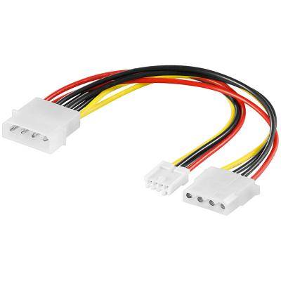 Kabel Zasil. Molex + mini Molex  4p 15cm