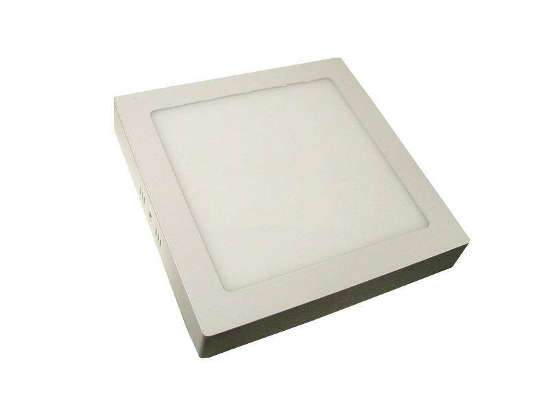 Lampa LED Plafon 230V 18W kwadrat N/T b. neutral