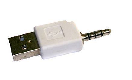 Redukcja USB A-wt / Jack-4p iPod Shufle