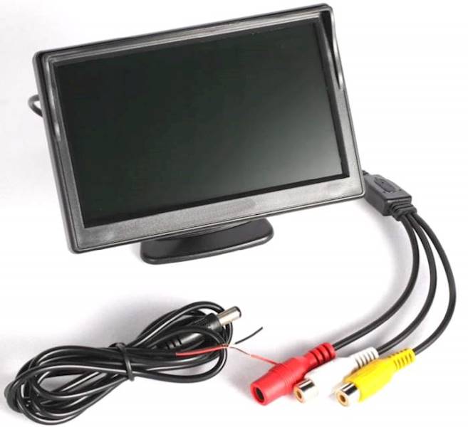 Monitor LCD  5"  12V