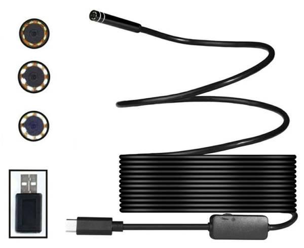 Kamera Inspekcyjna 5,5mm endoskop usb+C  5m