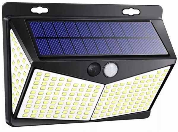 Lampa LED Solarna z czujnikiem ruchu i zmie 90led