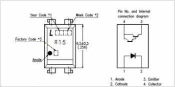 Transoptor LTV815 darlington