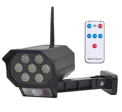 Lampa LED Solarna z czujnikiem ruchu Atrapa kamery