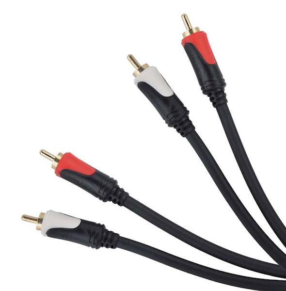 Kabel 2xRCA -2xRCA 10m Cabletech