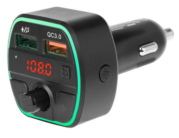 Transmiter FM Bluetooth USB SDmicro+ład QC 478