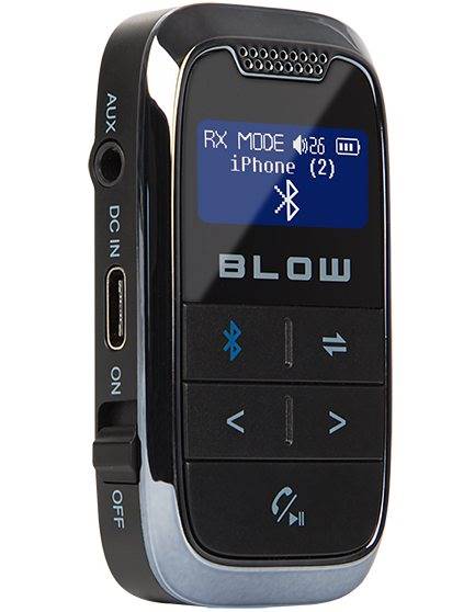 Transmiter Bluetooth AUX-in/AUX-out z aku.