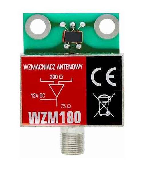 Wzmacniacz Ant. "F" 30dB WZM180 ekran