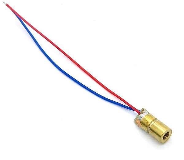 Moduł Lasera 3-5V moc: 5mW 650nm czerwony