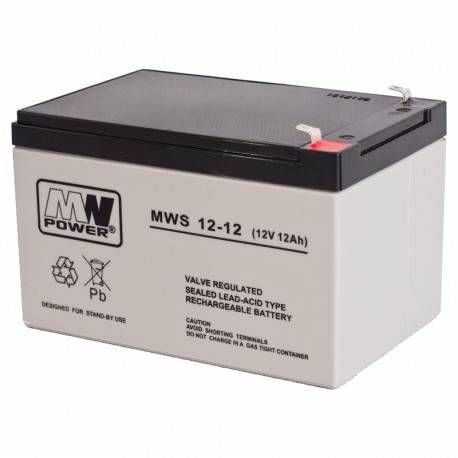 Akumulator  12V  12Ah MW Power AGM